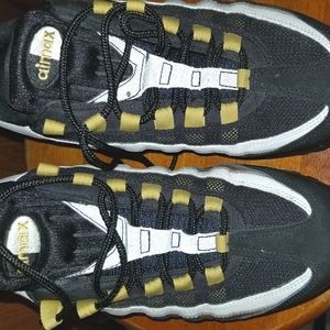 Nike Black and Gold Air Max